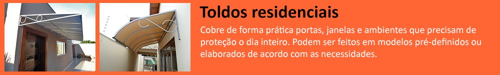 Toldos residenciais